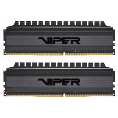 Модуль памяти для компьютера DDR4 32GB (2x16GB) 3000 MHz Viper 4 Blackout Patriot (PVB432G300C6K) (U0603187)