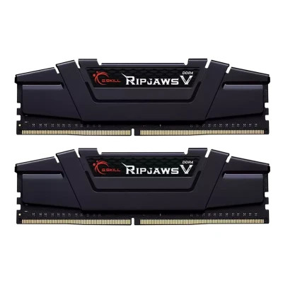 Модуль пам'яті для комп'ютера DDR4 8GB (2x4GB) 3200 MHz RIPJAWS V Black G.Skill (F4-3200C16D-8GVKB) (U0898568)