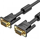 Кабель мультимедийный VGA 15M-15M 1.5m ferrite Vention (DAEBG)