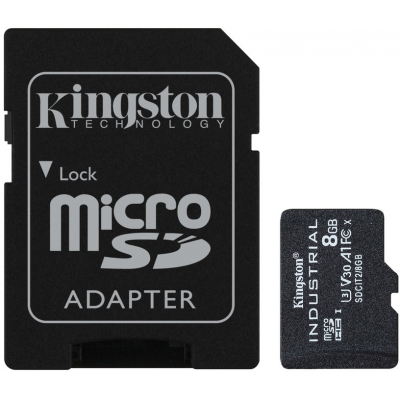 Карта памяти Kingston 8GB microSDHC class 10 UHS-I V30 A1 (SDCIT2/8GB) (U0589591)