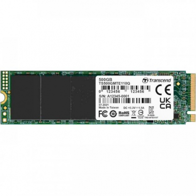 Накопитель SSD M.2 2280 500GB Transcend (TS500GMTE110Q) (U0643857)