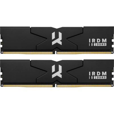 Модуль памяти для компьютера DDR5 32GB (2x16GB) 5600 MHz IRDM Black Goodram (IR-5600D564L30S/32GDC) (U0862733)