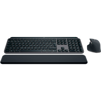 Комплект Logitech MX Keys S Plus Palmrest Wireless UA Graphite (920-011614) (U0863519)