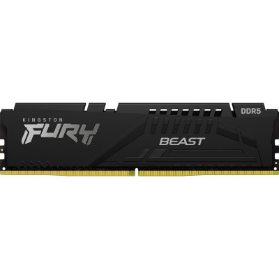 Модуль памяти для компьютера DDR5 8GB 5600 MHz Beast Black Kingston Fury (ex.HyperX) (KF556C40BB-8) (U0909547)