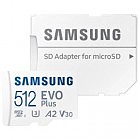 Карта памяти Samsung 512GB microSDXC calss 10 UHS-I V30 EVO (MB-MC512KA/EU)