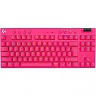 Клавиатура Logitech G PRO X TKL Lightspeed Tactile USB UA Magenta (920-012159)