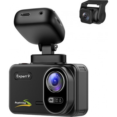 Видеорегистратор Aspiring Expert 9 Speedcam, WI-FI, GPS, 2K, 2 cameras (Aspiring Expert 9 Speedcam, WI-FI, GPS, 2K, 2 cameras) (U0867039)