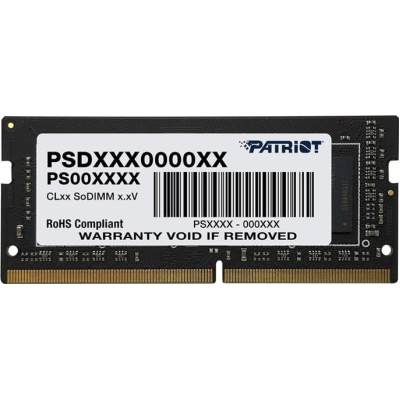 Модуль памяти для ноутбука SoDIMM DDR4 8GB 2666 MHz Patriot (PSD48G26662S) (U0971976)