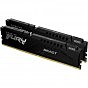 Модуль памяти для компьютера DDR5 32GB (2x16GB) 6000 MHz Fury Beast Black Kingston Fury (ex.HyperX) (KF560C36BBE2K2-32) (U0971971)