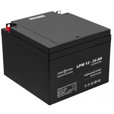 Батарея к ИБП LogicPower LPM 12В 26Ач (4134) (U0231416)