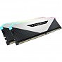 Модуль памяти для компьютера DDR4 32GB (2x16GB) 3600 MHz Vengeance RGB RT White Corsair (CMN32GX4M2Z3600C18W) (U0909501)