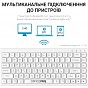 Клавиатура OfficePro SK955W Wireless/Bluetooth White (SK955W) (U0943834)