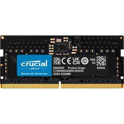 Модуль памяти для ноутбука SoDIMM DDR5 8GB 5200 MHz Micron (CT8G52C42S5) (U0977574)