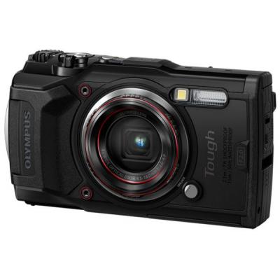 Цифровой фотоаппарат Olympus TG-6 Black (Waterproof — 15m; GPS; 4K; Wi-Fi) (V104210BE000) (U0418634)