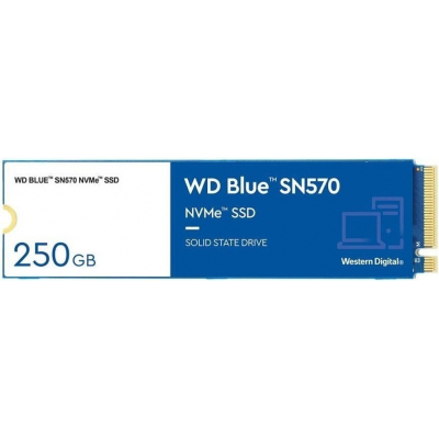 Накопитель SSD M.2 2280 250GB SN570 WD (WDS250G3B0C) (U0608634)