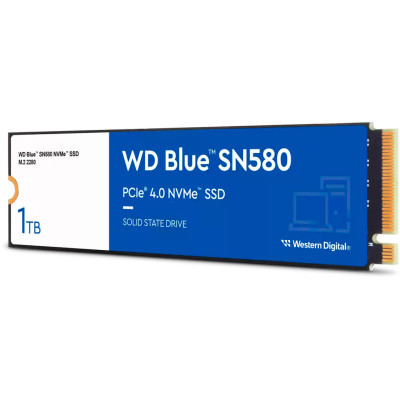 Накопитель SSD M.2 2280 1TB SN580 Blue WD (WDS100T3B0E) (U0886130)