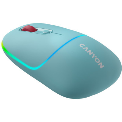 Мышка Canyon MW-22 Dual Band RGB Wireless Dark Cyan (CNS-CMSW22DC) (U0914010)