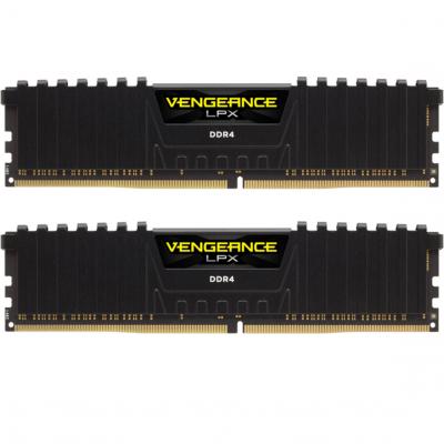 Модуль памяти для компьютера DDR4 32GB (2x16GB) 3200 MHz Vengeance LPX Black Corsair (CMK32GX4M2E3200C16) (U0448864)