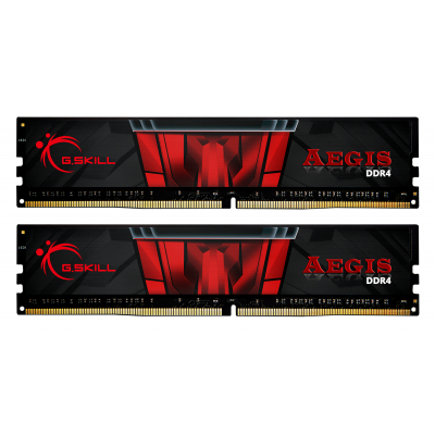 Модуль памяти для компьютера DDR4 32GB (2x16GB) 2666 MHz Aegis G.Skill (F4-2666C19D-32GIS) (U0626434)