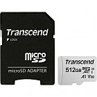 Карта памяти Transcend 512GB microSDXC Class 10 U3 (TS512GUSD300S-A)