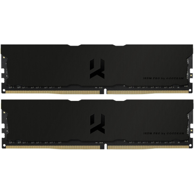 Модуль пам'яті для комп'ютера DDR4 32GB (2x16GB) 3600 MHz IRDM Pro Deep Black Goodram (IRP-K3600D4V64L18S/32GDC) (U0944121)