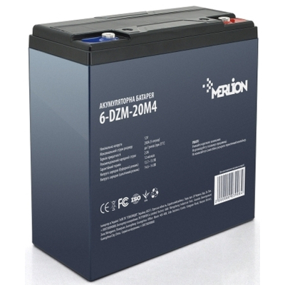 Батарея к ИБП Merlion 6-DZM-20, 12V 20Ah (6-DZM-20) (U0827646)