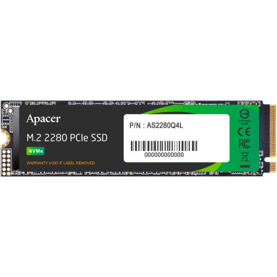 Накопичувач SSD M.2 2280 512GB Apacer (AP512GAS2280Q4X-1) (U0917742)