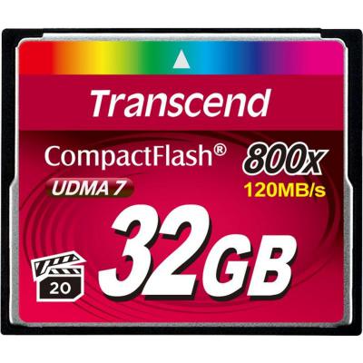 Карта памяти Transcend 32GB 800x (TS32GCF800) (U0107618)