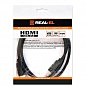 Кабель мультимедийный HDMI to HDMI 4.0m black REAL-EL (EL123500019) (U0358993)