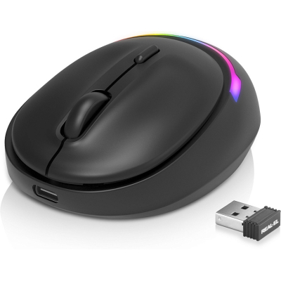 Мышка REAL-EL RM-440W Wireless/Bluetooth Black (EL123200045) (U0984805)