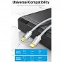 Кабель мультимедийный HDMI to HDMI 1.5m V2.1 8K 60Hz Silver Metal Type Vention (ALCIG) (U0955476)