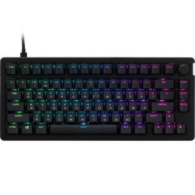 Клавиатура HyperX Alloy Rise 75 PBT HX Red USB UA Black (7G7A4AA) (U0965533)