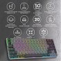 Клавиатура GamePro MK141R Red Swich Low Profile RGB USB Dark Gray (MK141R) (U0968322)