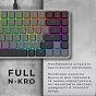 Клавиатура GamePro MK141R Red Swich Low Profile RGB USB Dark Gray (MK141R) (U0968322)