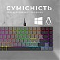 Клавиатура GamePro MK141R Red Swich Low Profile RGB USB Dark Gray (MK141R) (U0968322)
