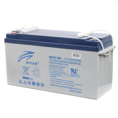 Батарея до ДБЖ Ritar GEL DG12-150, 12V-150Ah (DG12-150) (U0781392)