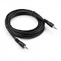 Кабель мультимедийный Jack 3.5mm 3 m MM 3С Vinga (VCPDCJ35MM3BK) (U0311002)