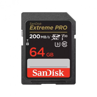 Карта памяти SanDisk 64GB SD class 10 UHS-I U3 V30 Extreme PRO (SDSDXXU-064G-GN4IN) (U0746509)