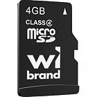 Карта памяти Wibrand 4GB mictoSD class 4 (WICDC4/4GB)