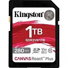 Карта памяти Kingston 1TB SDXC class 10 UHS-II U3 Canvas React Plus (SDR2V6/1TB)