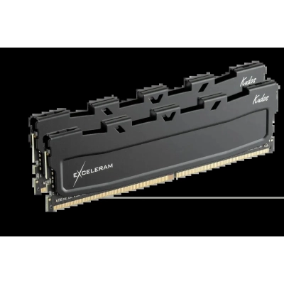 Модуль пам'яті для комп'ютера DDR5 32GB (2x16GB) 6400 MHz Black Kudos eXceleram (EK50320643238CD) (U0998098)