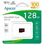 Карта памяти Apacer 128GB microSD class 10 UHS-I V10 A1 (AP128GMCSX10UB-RA) (U1005985)