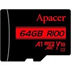 Карта памяти Apacer 64GB microSD class 10 UHS-I V10 A1 (AP64GMCSX10UB-RA)