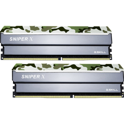Модуль памяти для компьютера DDR4 32GB (2x16GB) 3200 MHz Sniper X G.Skill (F4-3200C16D-32GSXFB) (U1005910)
