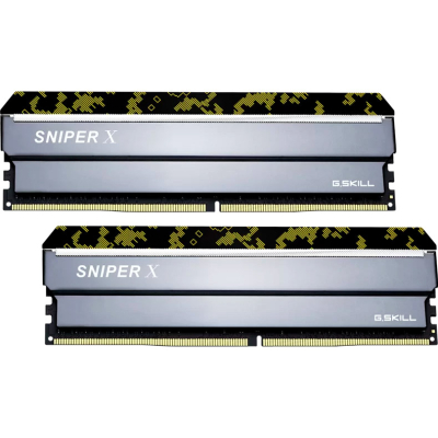 Модуль памяти для компьютера DDR4 32GB (2x16GB) 3200 MHz Sniper X G.Skill (F4-3200C16D-32GSXKB) (U1005912)