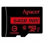 Карта памяти Apacer 64GB microSDXC class 10 UHS-I U1 (AP64GMCSX10U5-R) (U0259610)