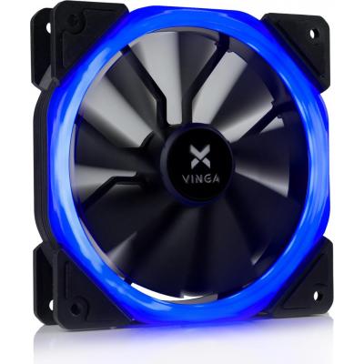 Кулер до корпусу Vinga LED fan-01 blue (U0300255)