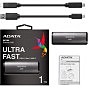 Накопитель SSD USB 3.2 256GB ADATA (ASE760-256GU32G2-CTI) (U0442644)