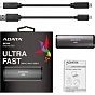 Накопитель SSD USB 3.2 256GB ADATA (ASE760-256GU32G2-CBK) (U0580378)