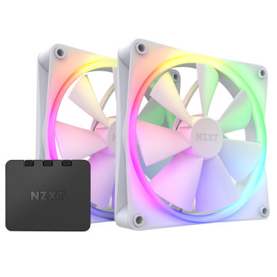 Кулер для корпуса NZXT F140RGB Twin (White) (RF-R14DF-W1) (U0658103)